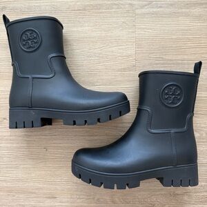 Tory Burch Black Winter & Rain Boots